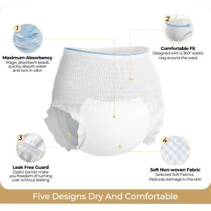 China Wholesale Adult Diaper Nappy T Shape Super Ultra Absorbent Hypnosis Xxl Adult Diaper factory