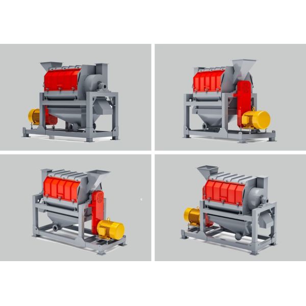 Double Screw Automatic Feeding Machine Forced Feeder Safety For Plastic Recycling