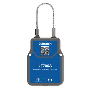 China JT709A High-End Intelligent GPS Tracking Padlock with 4500mAh Battery and IP67 Waterproof for Container Cargo Security factory