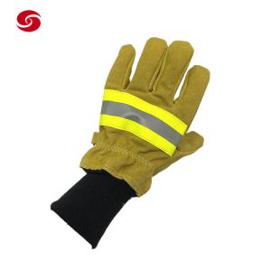 China Military Flame Retardant Gloves/Firefighting Firefighter Fireman Gloves/Emergency Fire Rescue Safety Gloves/Protection Gloves/ Cut Resistant Gloves factory