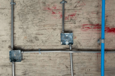 British Standards 3"X3" Single Gang Switch Socket GI Box 35mm Depth Electrical Fittings