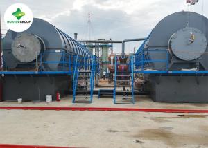 China Used Tyre Recycling Plant Fuel Oil Pyrolysis Machine 20 Tons factory