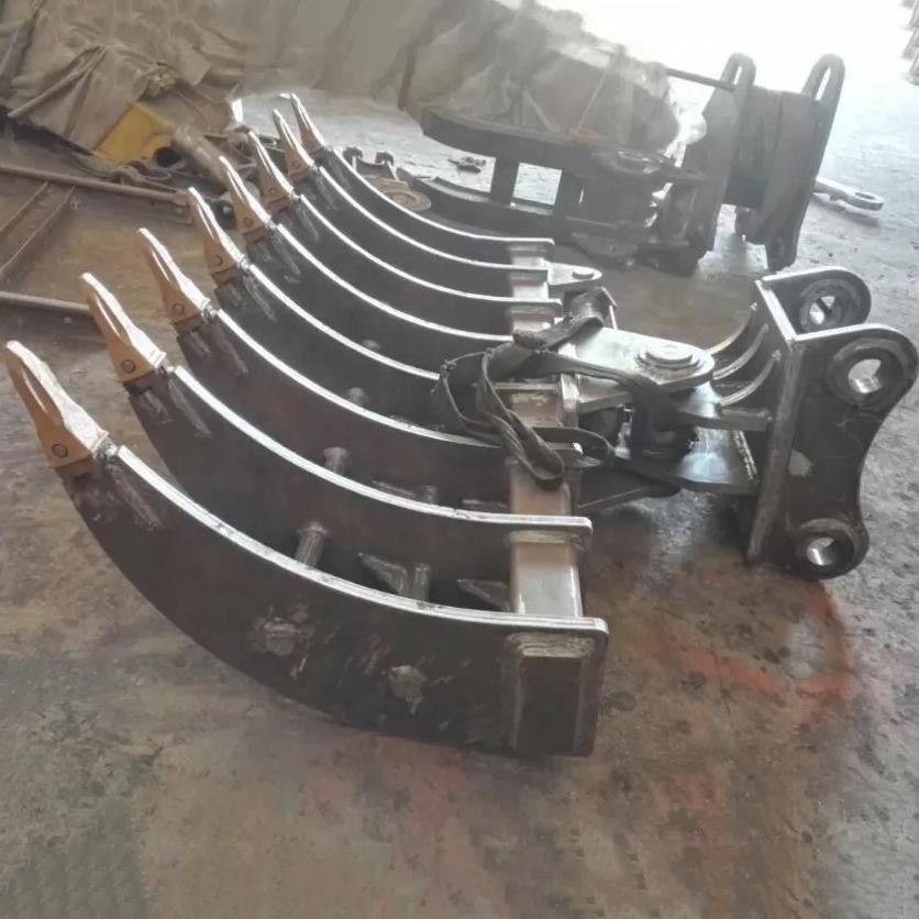 NM360 Land Clearing 1.3mn Excavator Rake Attachment High Reliability