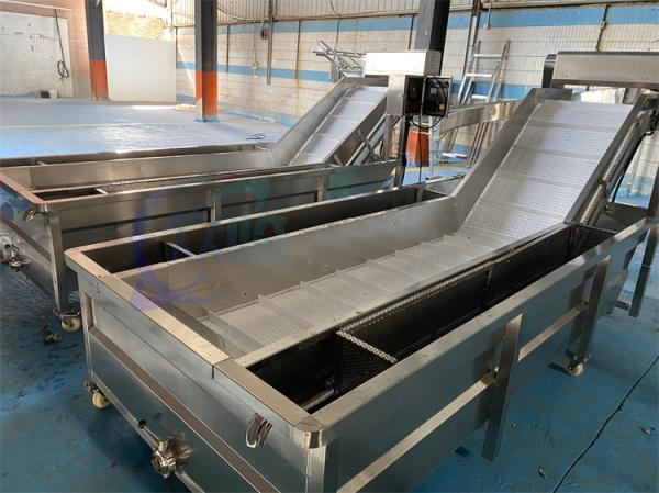 Fully Automatic Crayfish Fruit And Vegetable Cleaning Machine Seafood High