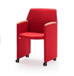 Luxury Folding Modern Classic Office Chair Robber Legs Commercial Furniture