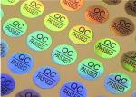 Honeycomb Security Hologram Sticker , Tamper Evident Labels Eco - Friendly