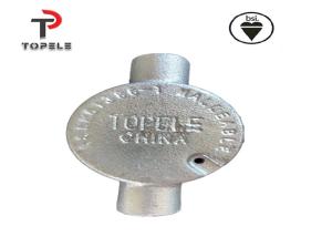 China 2 Way Circular Junction Box Malleable Iron Round Electrical Hot Dipped factory