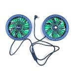 Plastic Air Conditioned Shirt Cooling Fan Jacket 40DB for Outdoor