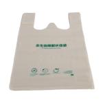 White Color PBAT+PLA+Cornstrach Eco Disposable Biodegradable Plastic Shopping