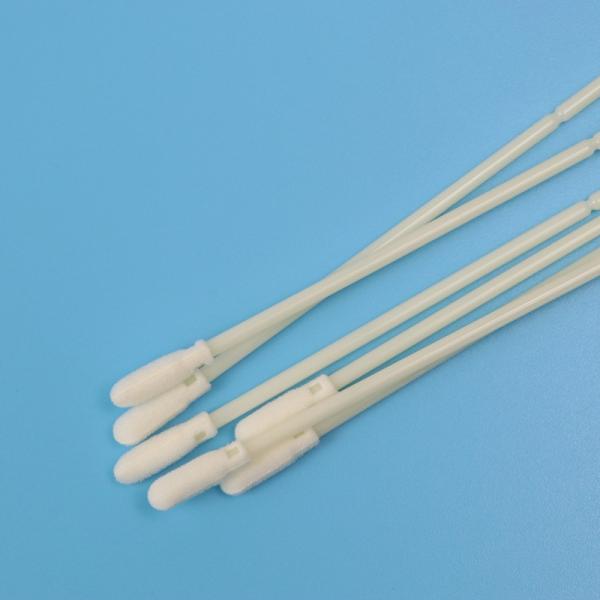 China 15cm Medical Sterile Foam Tip Oral Sampling Flocked Swab With ABS Stick factory