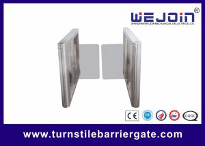 China Automatic Glass Lane Pedestrian Swing Gate for High Level Areas with read card on sale