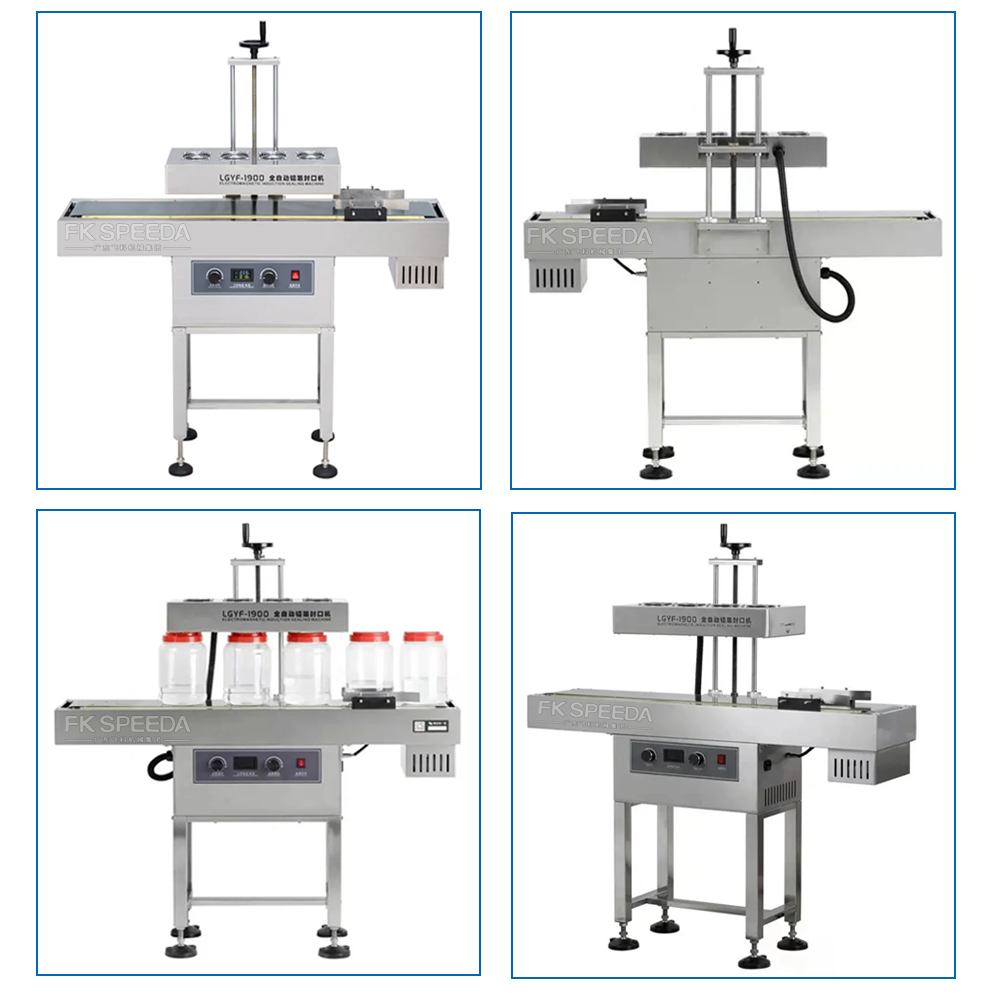 Continuous Sealing Machine With Electromagnetic Induction 220V/50-60HZ