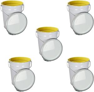 China 25 Litre Metal Pail Lacquered Interior UN Approved factory