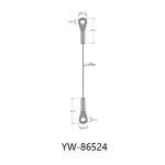 Double Screws Brass Fasteners Type 304 Steel Rigging Wire Rope Slings YW86522