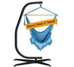 Sturdy 300LBS Capacity Outdoor Garden Patio Hanging Chair Stand with Customized