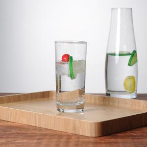 China 16oz Straight Sided Cocktail Glasses 100% Machine Made Decal Printing Logo factory