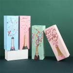 ODM Cardboard Kraft Wine Paper Bags Carrier 9.5x9x35