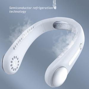 China Hands Free IPX4 Waterproof Neck Fan 3 Speeds With Natural Wind factory
