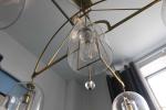 Fulcrum Pendant Copper Crystal Chandelier 14.5 KG Vintage Brass Finish