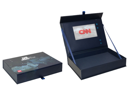 customized design Video in box, Video packaging display box, LCD video gift box for promotion