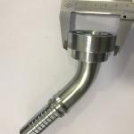 87942 Swaged 6000 PSI Hydraulic Hose Connectors SAE Carbon Steel