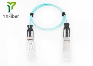 China Optical Fiber 40G QSFP+ To QSFP+ 1M AOC SFP+ Cable factory