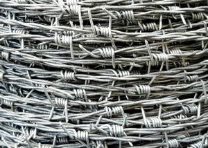 China Stainless Steel ISO9001 Hot Dip Galvanised Barbed Wire factory