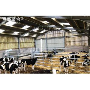 China Prefab Cow Farm Shed Farm Building Design Metal Steel Structure with and ASTM Standard factory