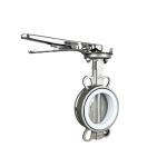 PN1.0-32.0MPa Stainless Steel Wafer Butterfly Valve with Soft Seal and Manual
