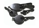Black Powder Coated 1-3/4" OD Motorcycle Exhaust Rain Cap Flapper