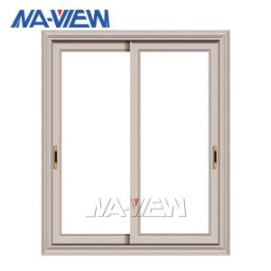 China Hot Sale Aluminum Window Glass Aluminum Sliding Window Price With Mosquito Net factory