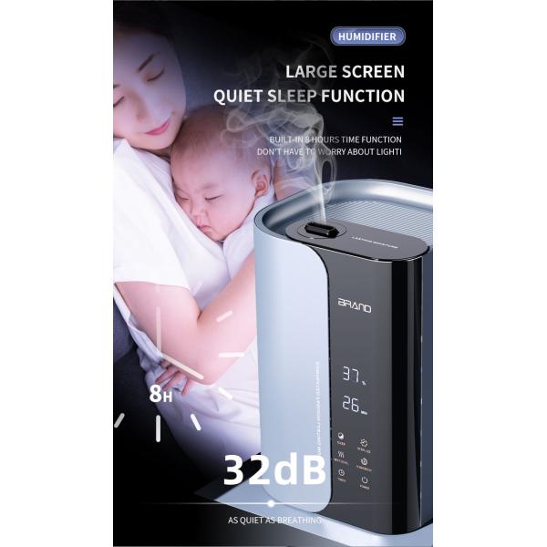 HOMEFISH Touch Control Room Humidifier Home Essential Oil Diffuser 300ML/H