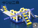 Family Inflatable Water Games , Lake Inflatable Ladder / Runway