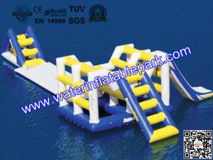 China Family Inflatable Water Games , Lake Inflatable Ladder / Runway factory