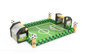 China Interactive Football Inflatable Games Green Color For Event factory