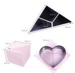Bouquet Paper Square Flower Box Recycled Cardboard Boxes For Valentine'S Day