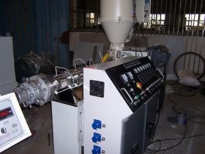 China TPU Soft Plastic Pipe Extrusion Machine Pneumatic Air Compressor Gray Color factory