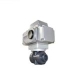 AC220V DC24V IP67 Soft Seat Ball Valve Motorized Electric PVC True Union Ball