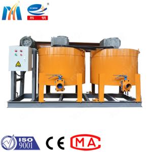 China Two Barrel Grouting Concrete Spraying Machine 5.5Kw Cement Slurry Mixing factory