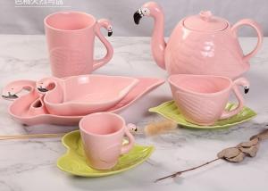 China Promotional LFGB Nordic Style Flamingo Tea Set factory