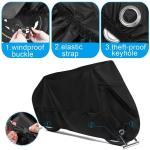 Anti Theft Motorbike Scooter Cover 190T With Lock Holes Against Dust UV