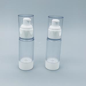 China White Transparent Acrylic Airless Bottle 15 30 50ML factory