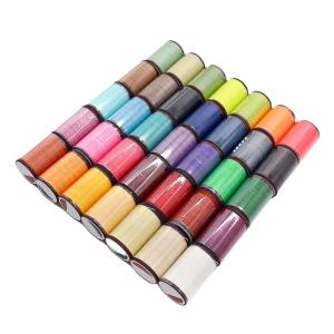 China High Tenacity 500D/3 Yarn Count Sewing Waxed Thread for Leather Bag and DIY Bracelets factory