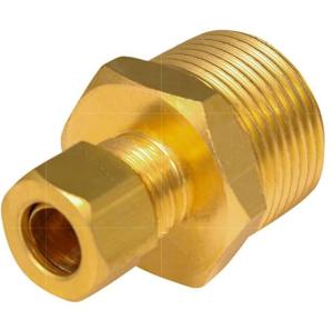 China 3/8&quot; OD COMP X 3/4&quot; MIP Lead Free Brass Compression Fitting factory