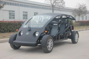 China Black 4 Person Custom Electric Golf Cart Utility Vehicle 40KM/H Max Speed factory