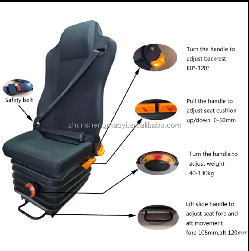 Mechanical Suspension Damping Seat for Bus Model Heavy-Duty Replacement/Repair Option