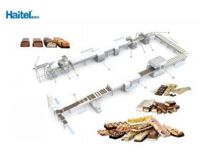 China Commerical Protein Bar Making Machine , Reliable Chocolate Enrobing Machine factory
