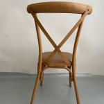 Apartment Mail Packing Nordic Modern Cross Back Metal Dining Chair with Nordic