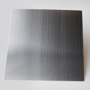 China 304 Grade Brushed Stainless Steel Sheet 0.9Mm Black Hairline Finish factory