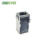 KRJ-339NL 33mm length cat6 gigabit rj45 shielded connector / plug Integrated